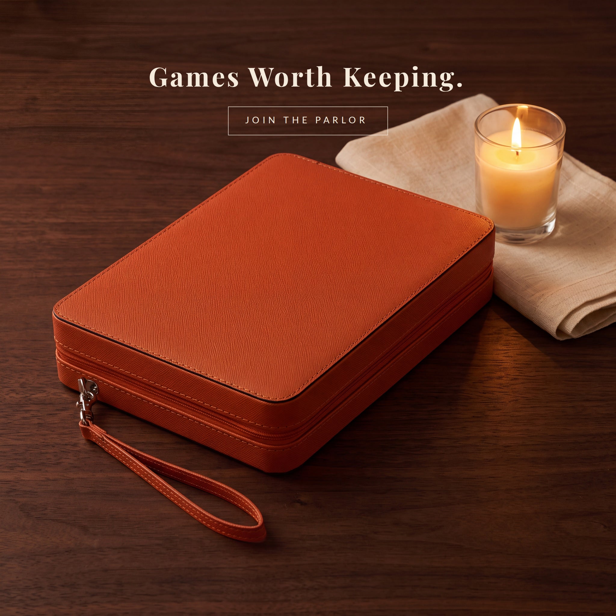 Compact Backgammon — Deep Amber
