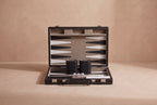 Leather Backgammon — Deep Black