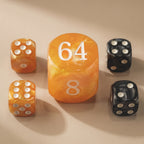 Doubling Cube & Dice — Marbleized