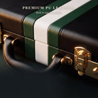 Leather Backgammon — Emerald Green