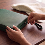Compact Backgammon — Bottle Green