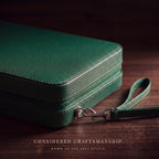 Compact Backgammon — Bottle Green