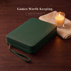 Compact Backgammon — Bottle Green