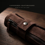 Roll-Up Backgammon — Espresso Brown