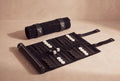 Roll-Up Travel Backgammon Set Deep Black