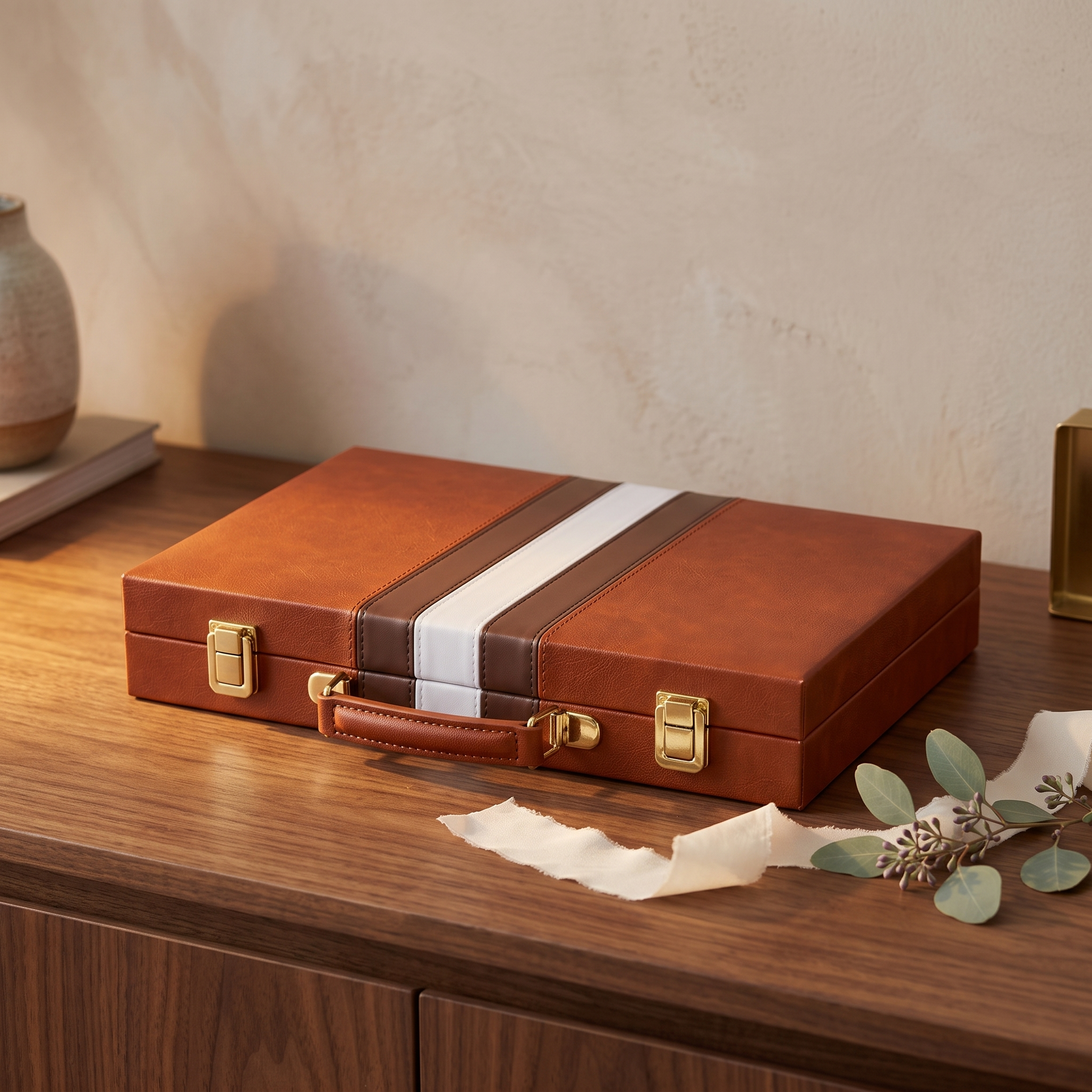 PARLOR XXIV — closed cognac case as a gift