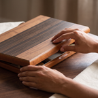 Wooden Inlay Backgammon