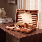 Wooden Inlay Backgammon